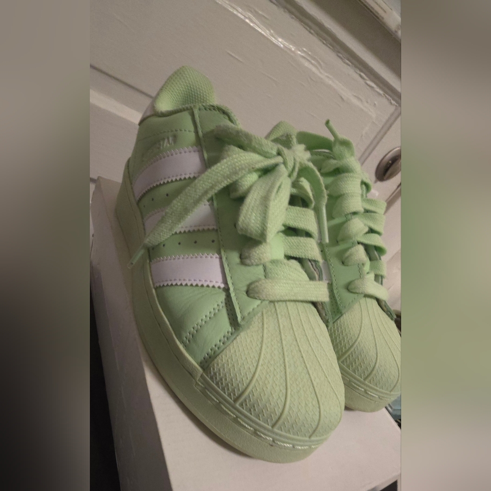 Adidas Superstar Green Sneakers